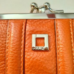 Woman's leather clutch wallet by lido